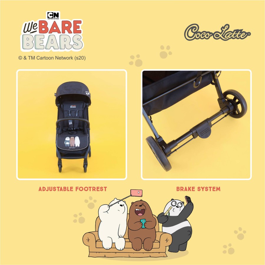 Cocolatte Stroller x We Bare Bears CL 7059 ICONIC+ WBB