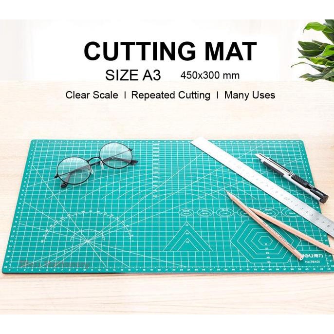 

Deli Alas Potong Kertas Alas potong gundam A3 Cutting Mat