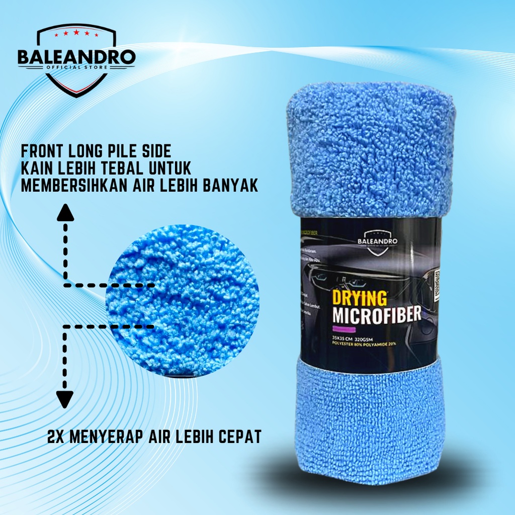 Kain Lap Drying Microfiber Lap Drying Microfiber, Microfiber Pengering Uk.35x35Cm