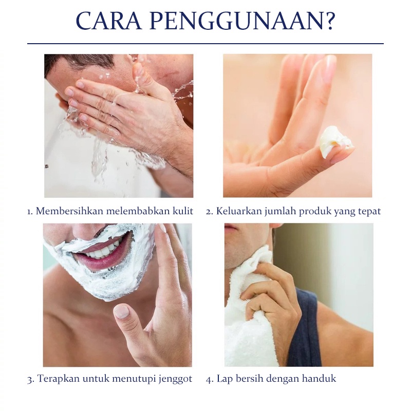 Cream Krim Penghilang bulu permanen rambut 60G Hair removal cream Dengan cepat dan efektif menghilangkan jenggot, lembut, tidak menyakitkan, tidak mengiritasi, tidak ada residu akar rambut【COD】【BPOM】