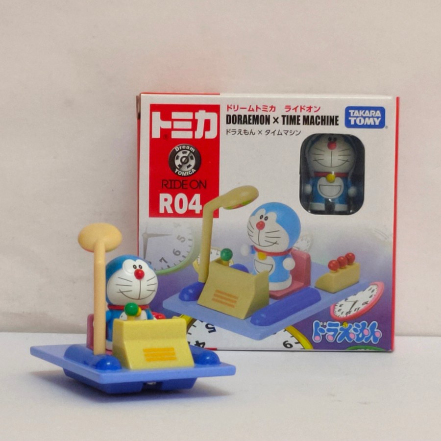 Tomica Ride on R04 DORAEMON x Time Machine Diecast Takara Tomy harga murah