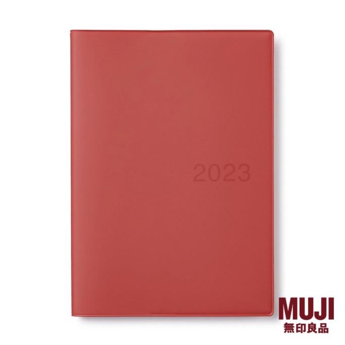 

MUJI 2023 PLANNER VINYL COVER - WEEKLY A5/B6 AGENDA DIARY NOTEBOOK