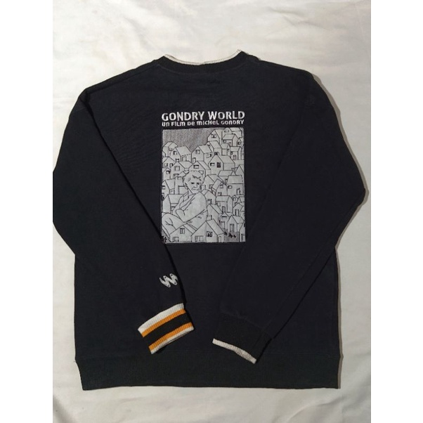 Crewneck Gondry World Black tag by WV project