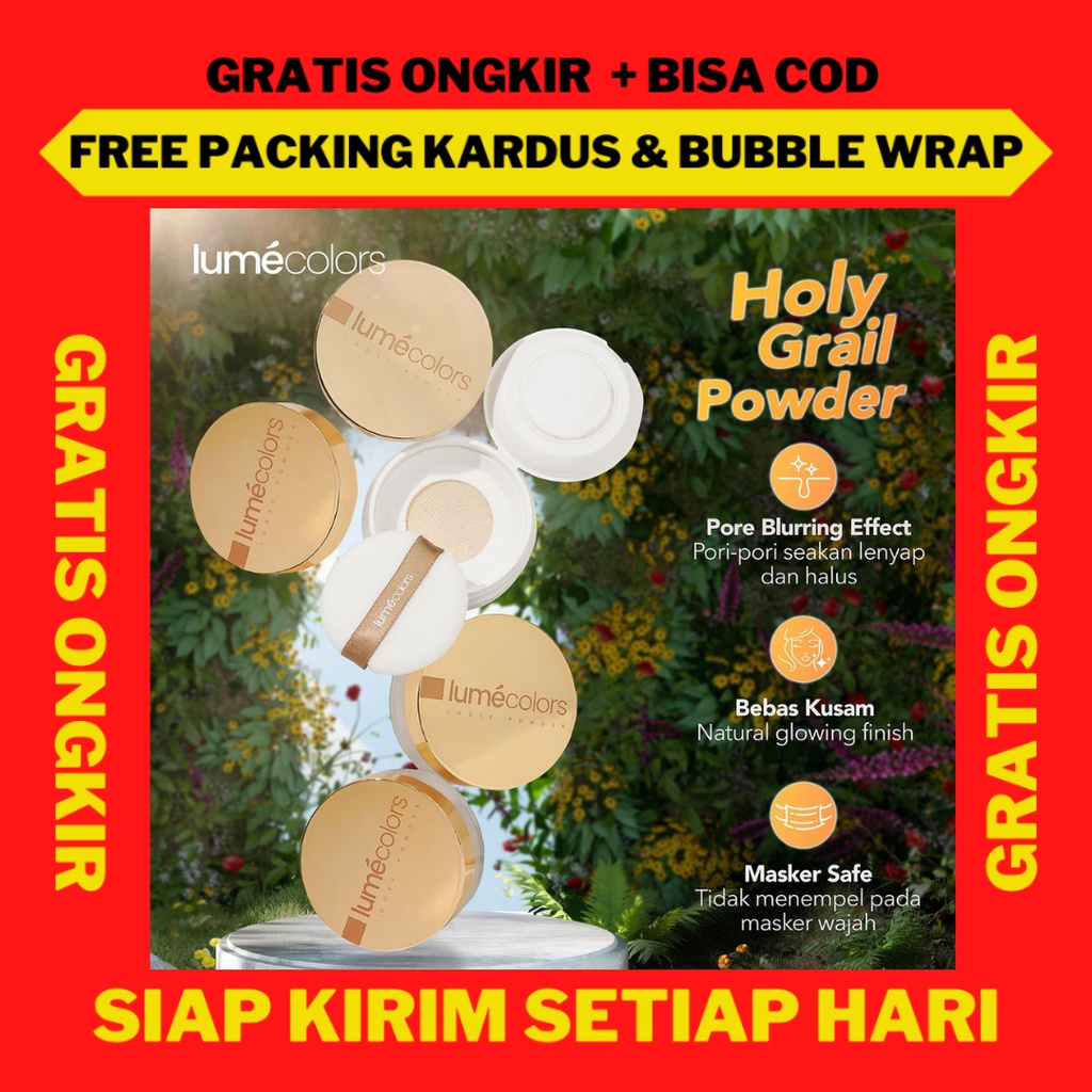 Bedak Tabur Lumecolors Light, Light Neutral Loose Powder Lumecolors With Oil Control, Lumecolors Loo