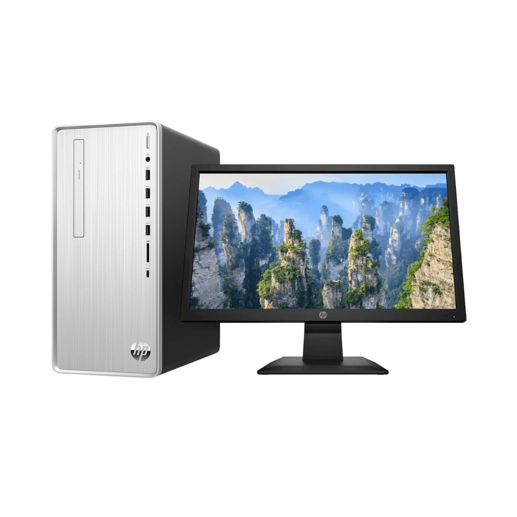 PC Desktop HP TP01-3024d i3-12100 4GB SSD 512GB NoDVD WIN11+OHS 19.5&quot;