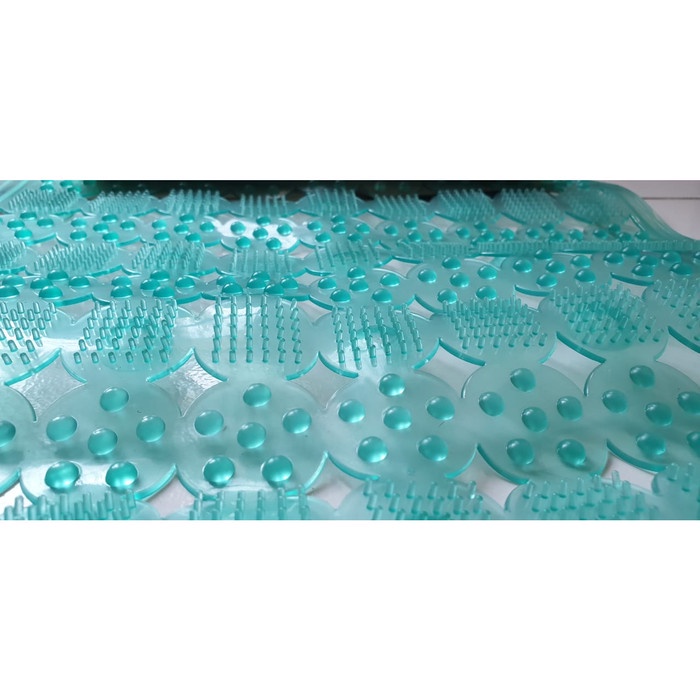 (Serba Serbi}Keset Dapur Anti Slip Bathtub Massage Lantai Pvc Bath Mat Clear / Alas Lantai Kamar Mandi Anti Licin