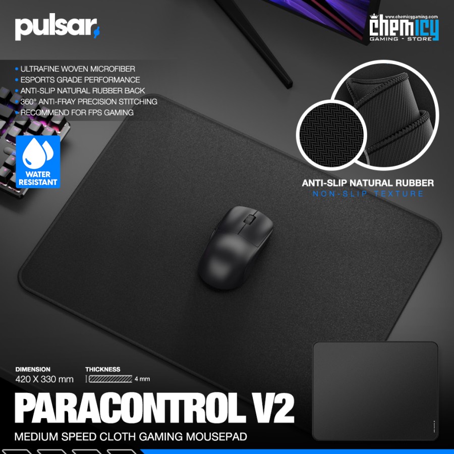 Pulsar ParaControl V2 Large Cloth Gaming Mousepad