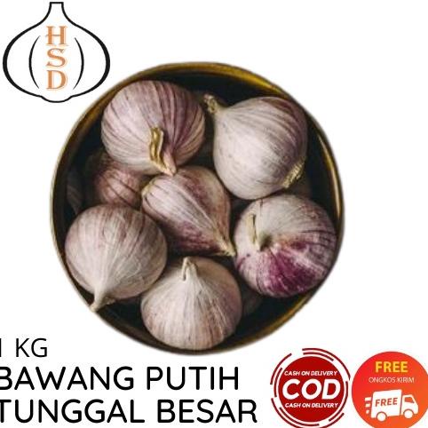 

[PRODUK WL7OZ] Bawang Putih Tunggal Lanang Besar 1KG F9N
