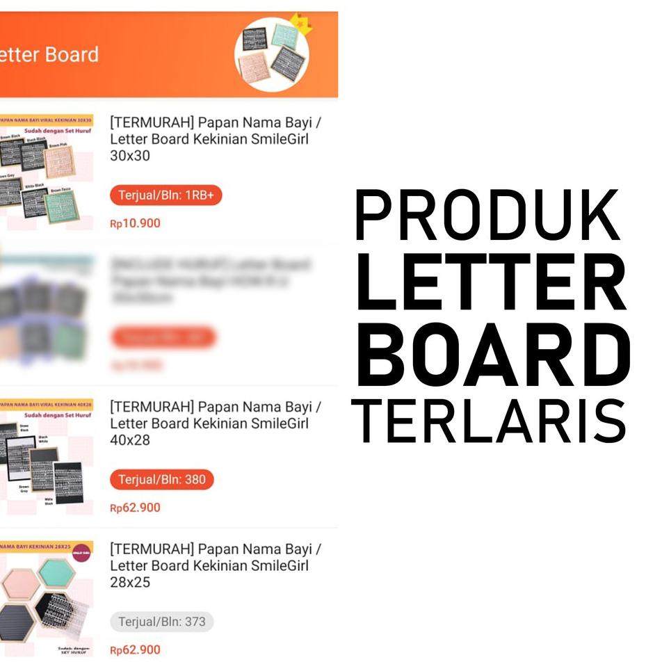 

㊨ [TERMURAH] Extra Huruf Gold untuk Papan Nama Bayi SmileGirl ㅻ