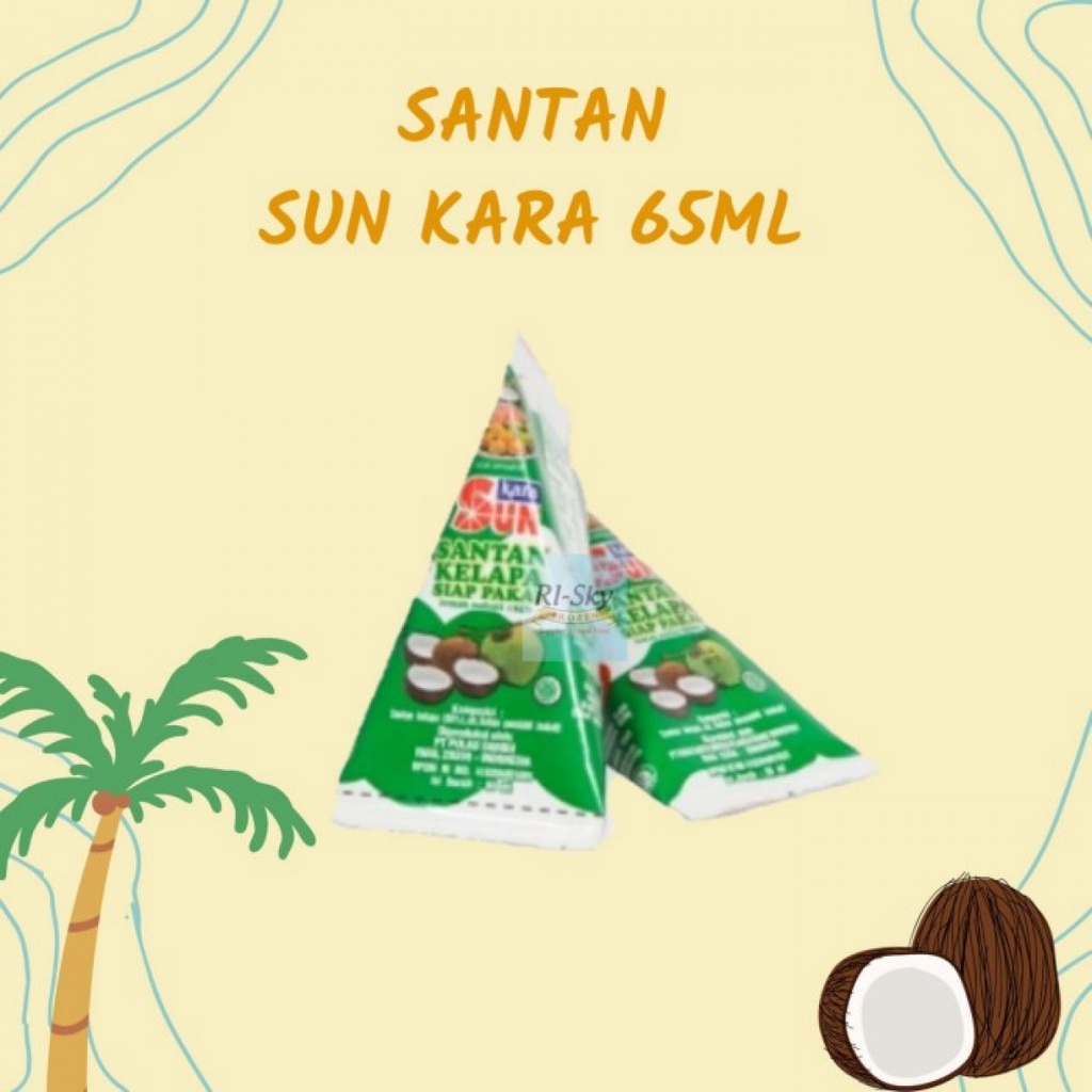 

Santan Sun Kara 65ml Santan Kelapa Siap Pakai