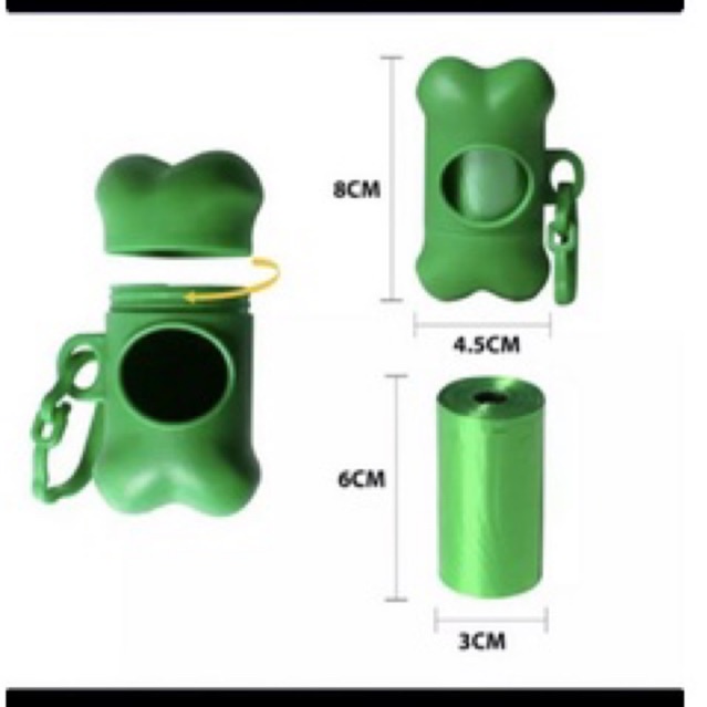 Tempat Plastik Kecil / Poop Bag Dispenser