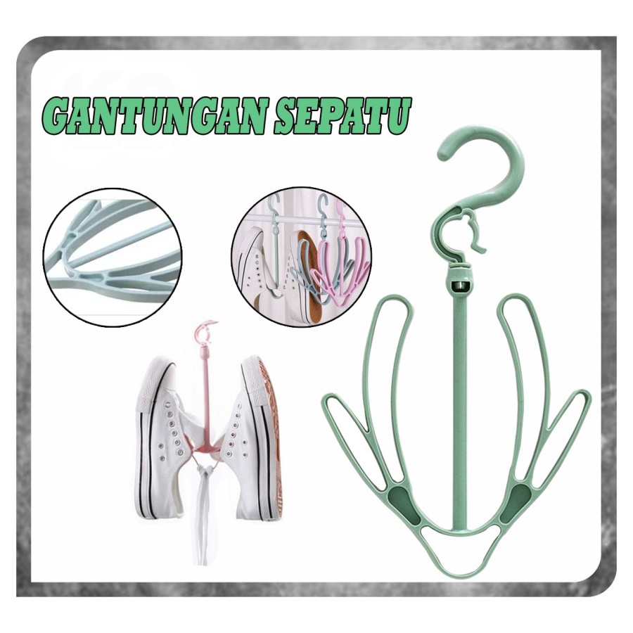 Shoes Hanger Gantungan Jemuran Sepatu Sendal Serbaguna