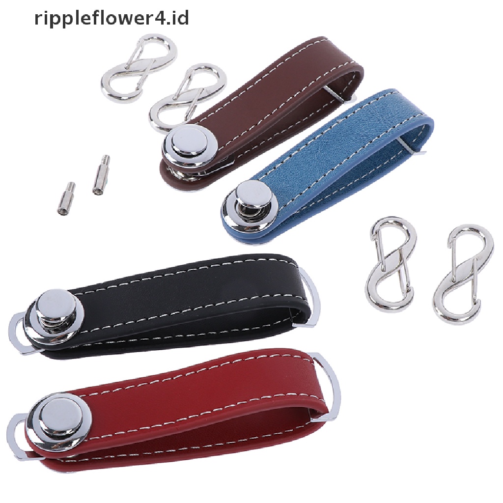 {rippleflower4.id} Portable compact key ring smart holder keys organizer Klip Gantungan Kunci Alat Saku  ~