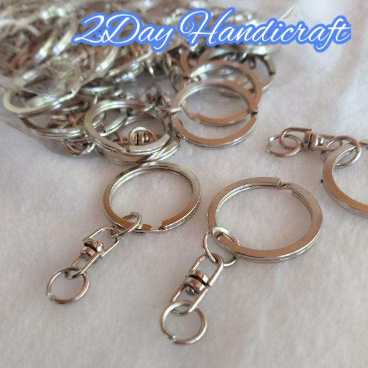 Serbu Surprise 144pcs Ring Gantungan Kunci Tebal 2.5cm - Ring Ganci Tebal