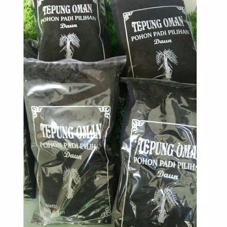 

J(43✔) Tepung oman/Abu merang sekam pewarna alami 250 gram kekinian