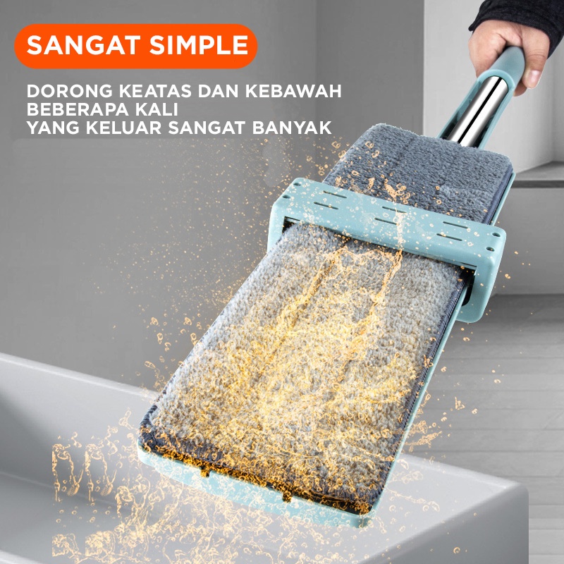 Alat Pel Lantai Ultra Mop Acline - Pel Lantai Tarik Handle