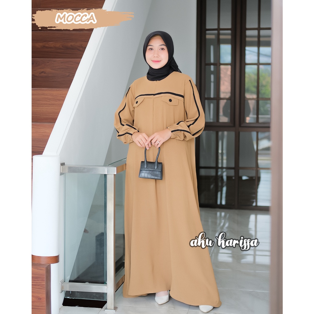 Gamis Crinkle Premium Aku Karissa - Elena Dress Muslim