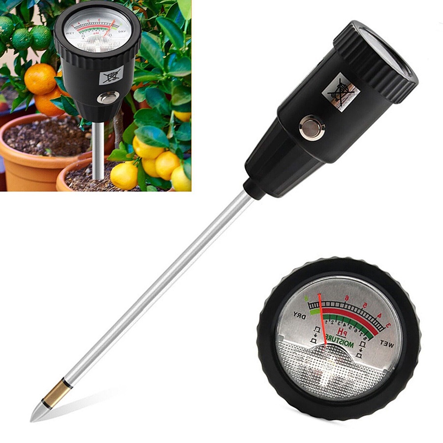 Soil Moisture Meter pH Tester 2in1 ZD06 Alat Ukur PH Kelembaban Tanah 30cm ZD-06