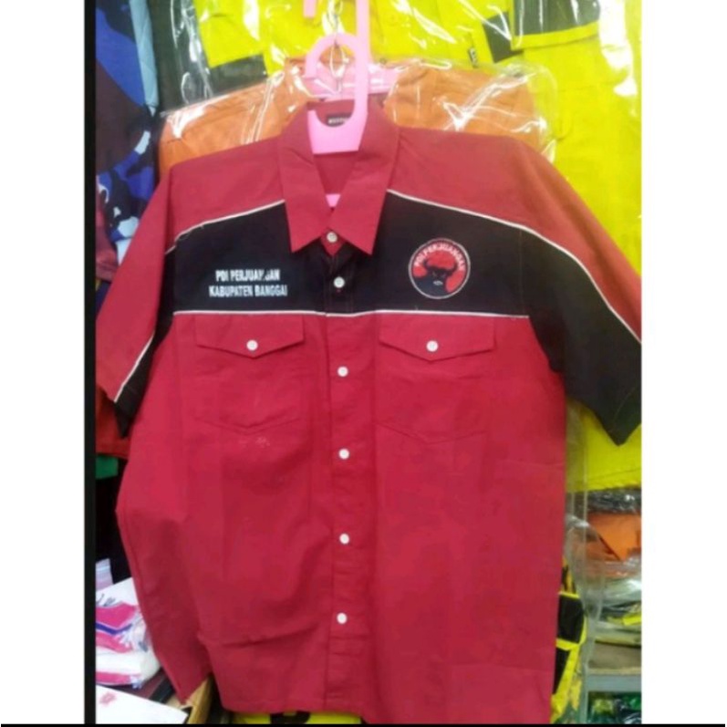 BAJU PARTAI PDI KEMEJA PARTAI PDI PERJUAGGAN TERBARU