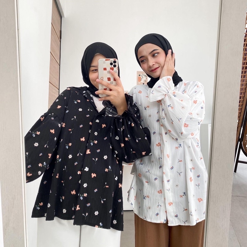 DELONIX | Kemeja oversize monochrome