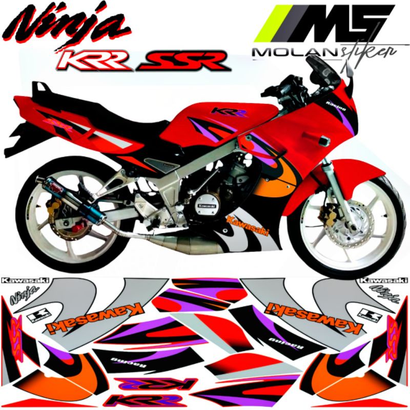 Jual Decal Sticker Striping Variasi Ninja R Ssr Krr Thailand Kr R E E E Ninja R