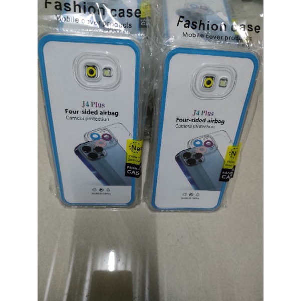 Softcase Samsung J4 Plus Silikon Casing Case Bening Transparan Pelindung Pro Camera