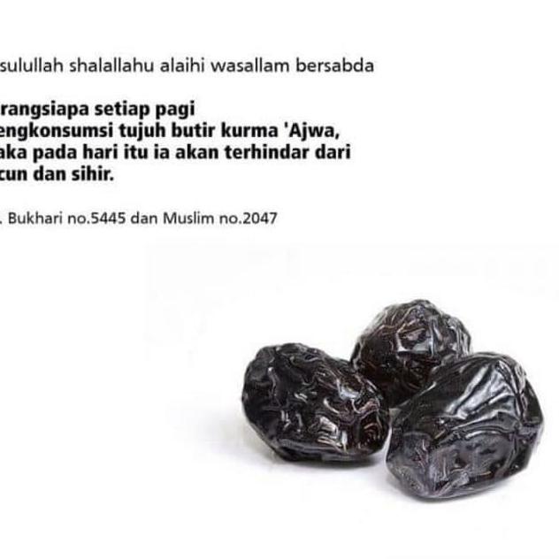 

READY ✅Kurma Ajwa / Kurma Nabi 1 KG Asli Madinah Super Premium Quality|SQ4