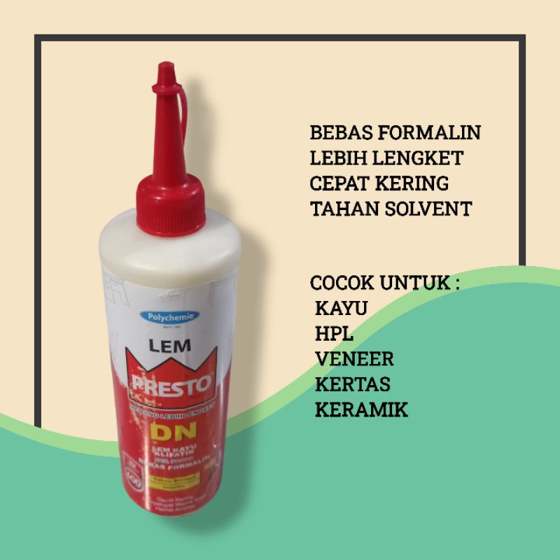 Jual Lem Kayu Presto Dn Gram Lem Alifatik Kayu Shopee Indonesia