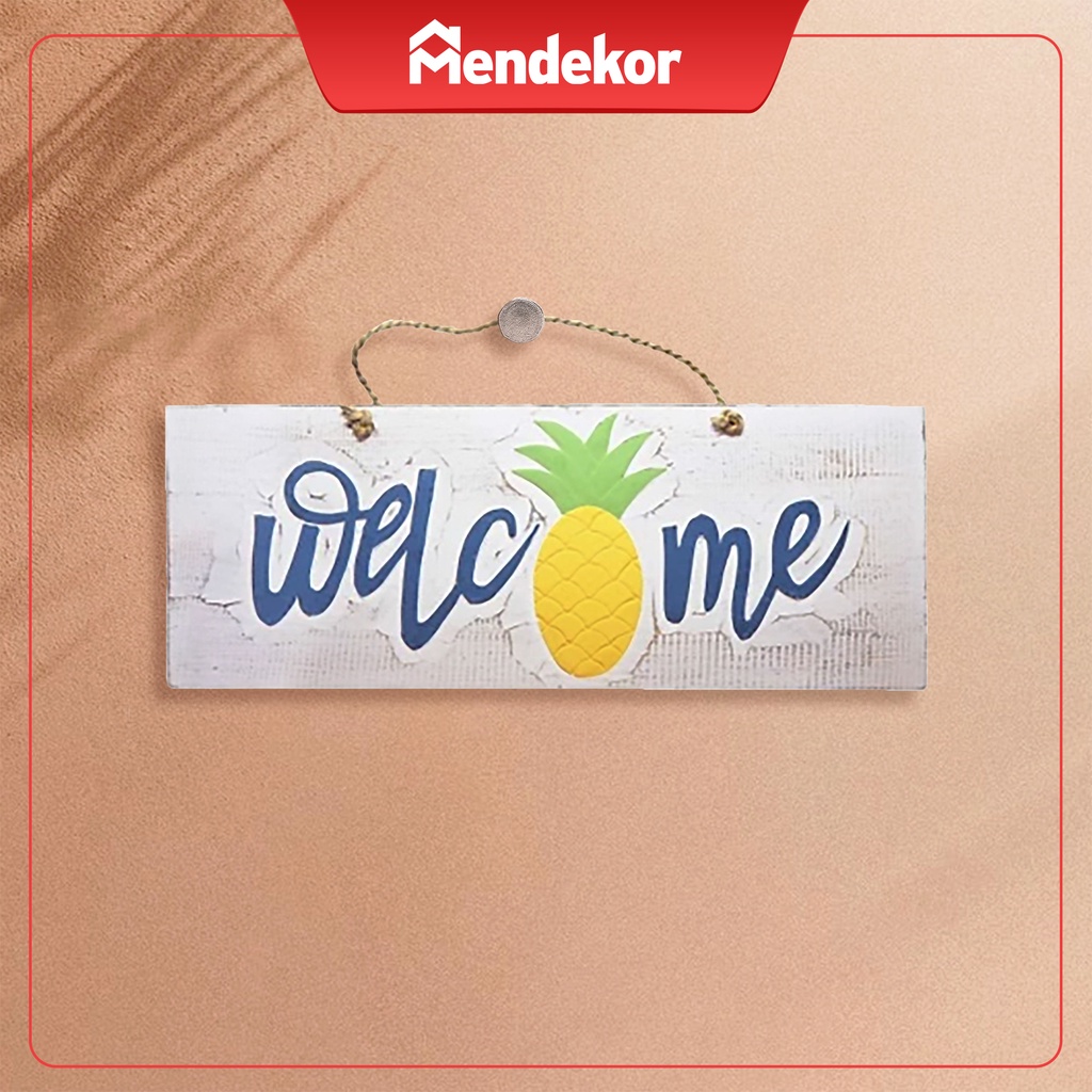 Hiasan dinding gantung selamat datang aloha welcome sailor | MENDEKOR Pantar
