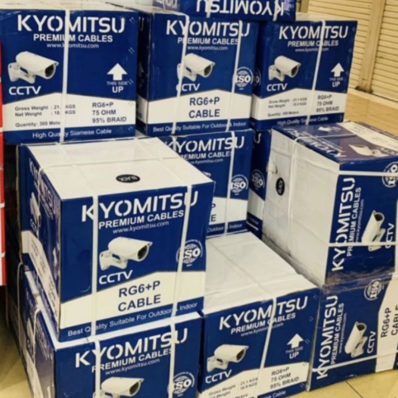 KABEL KYOMITSU RG59+POWER HIGH QUALITY 300M