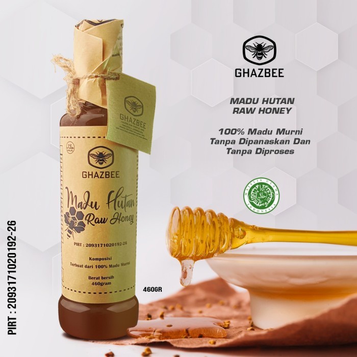 

Madu Hutan Raw Honey Ghazbee 460 gr | Madu Hutan Asli Tanpa Campuran