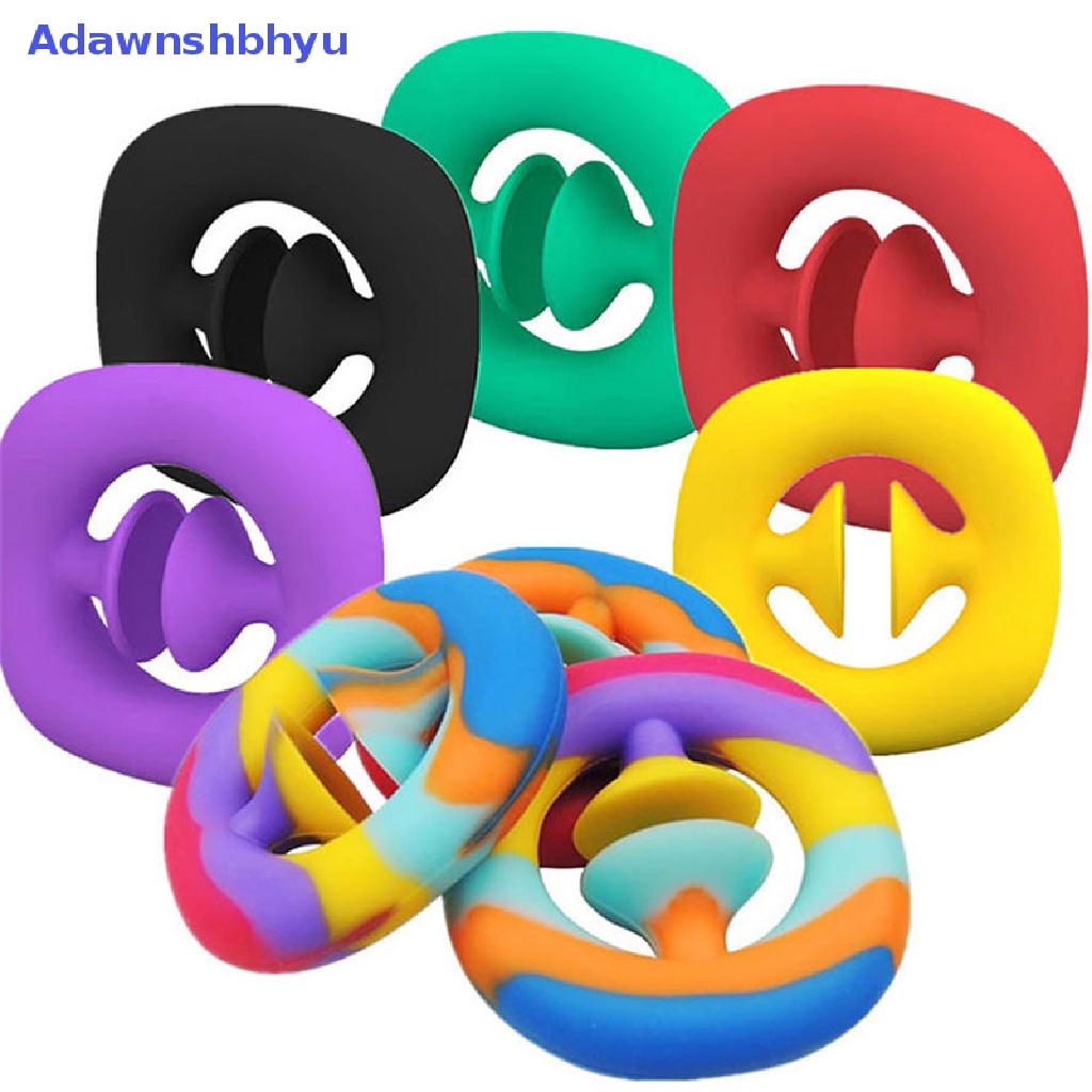 Adhyu Anti Stress Finger Hand Grip Stress Reliever Fidget Toy Pop It Mainan Dropshipping ID