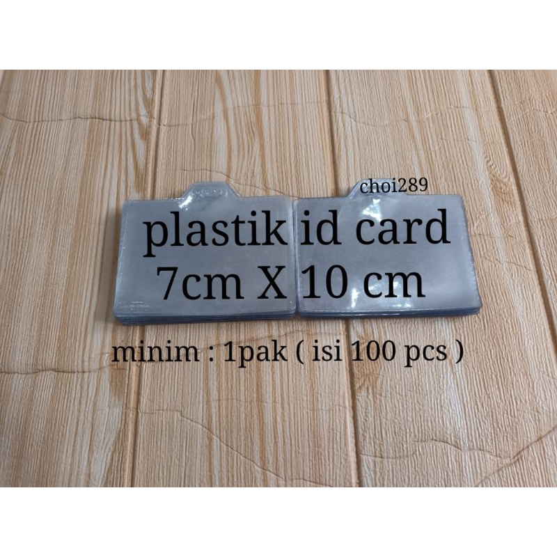 

plastik nema card , kantong plastik mika cover panitia ,plastik id card ,7 X 10cm