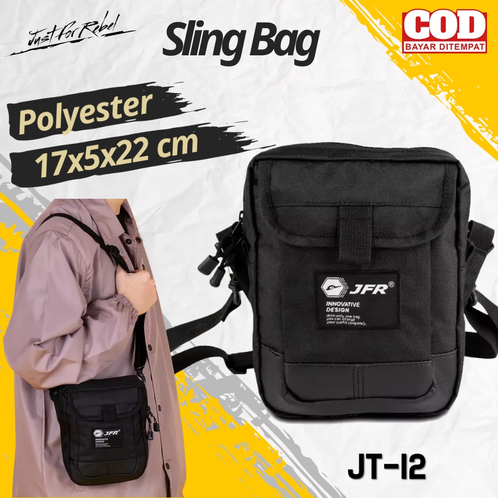 Tas Selempang Samping Sandang Jalan Santai Casual Pria bapak Cowok Laki Laki Remaja Dewasa Kasual Si