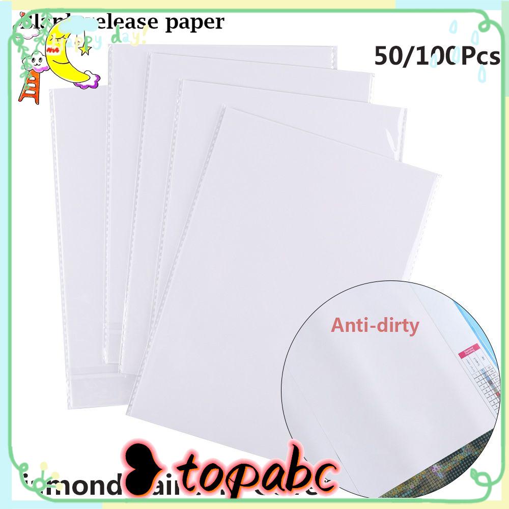 Top 50/100pcs Diamond Lukisan Penutup Minyak Bukti Aksesoris Tahan Debu Pengganti Cross Stitch Alat