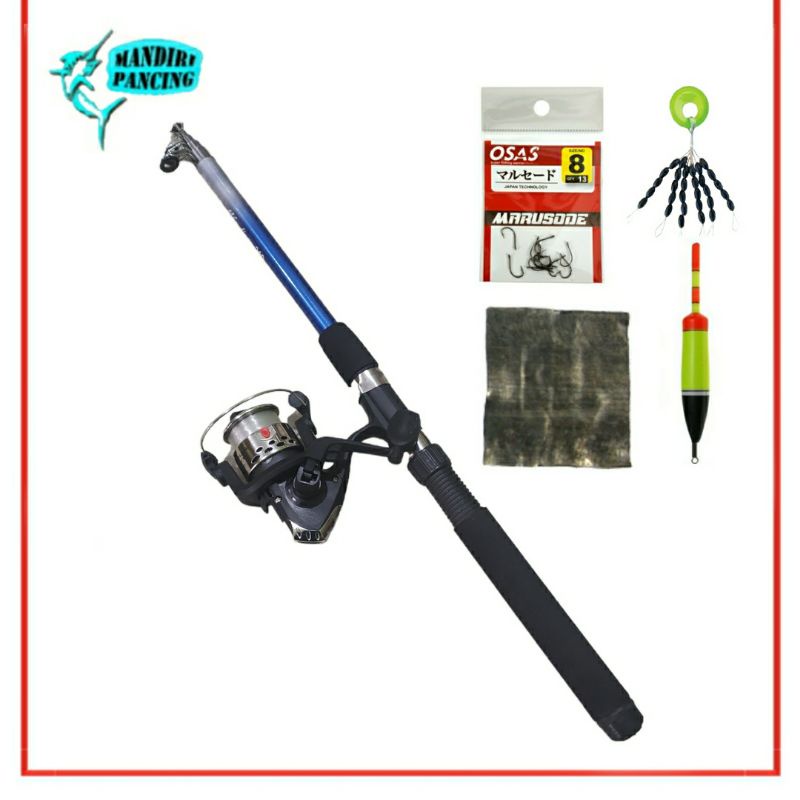 PROMO Paket Pancing Set Pancing Lengkap Murah Awet Daido Curve Getsu Audrey Siap Pakai