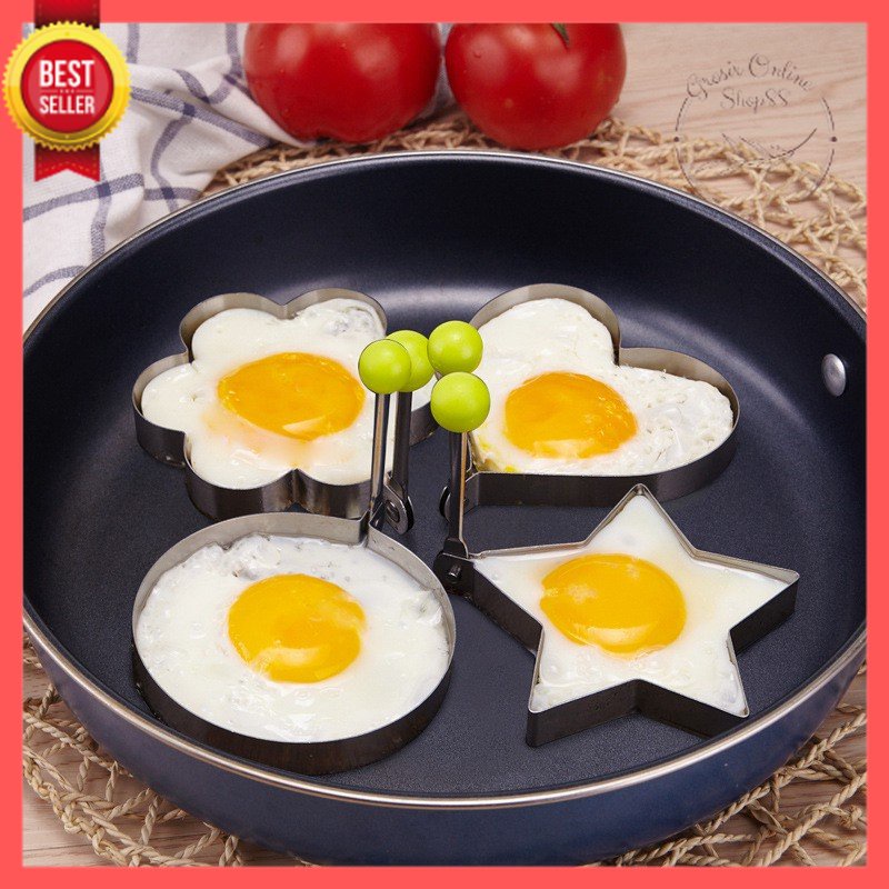 GOS - I106 - Cetakan Telur Karakter - Cetakan Telur Stainless Steel - Cetakan Kue Egg Mold