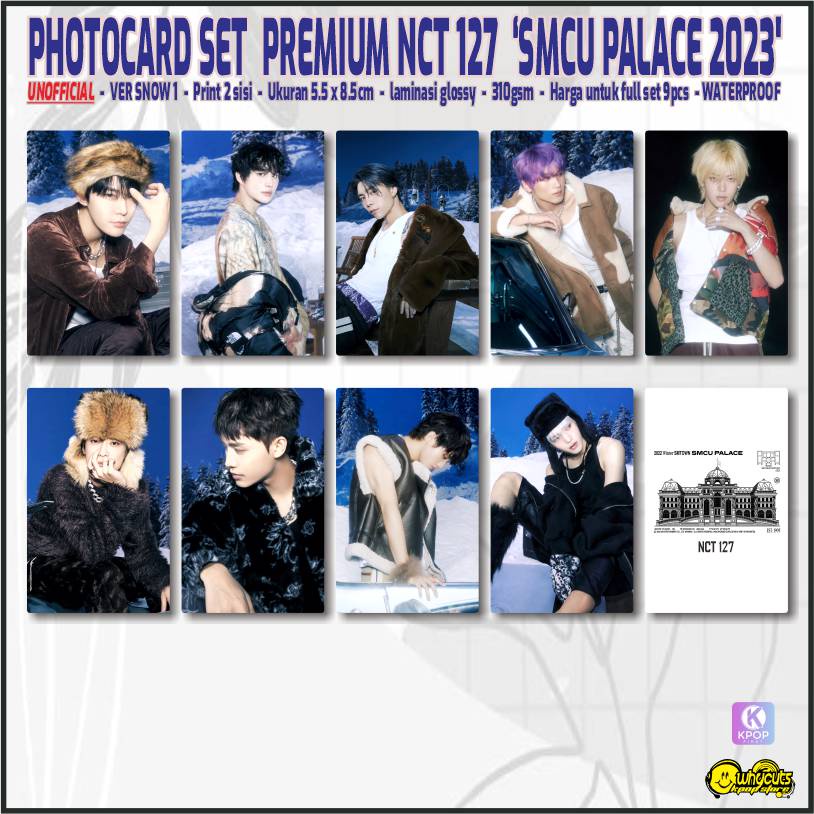 Unofficial Photocard Set Premium NCT 127 SMCU Palace 2023