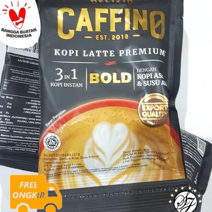 

[BISA COD] Kopi Caffino Latte Premium BOLD (10 bungkus/lembar)