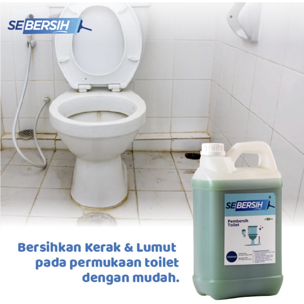 SEBERSIH Pembersih Toilet Bowl Cleaner 5 Liter Khusus Kirim Via JNE