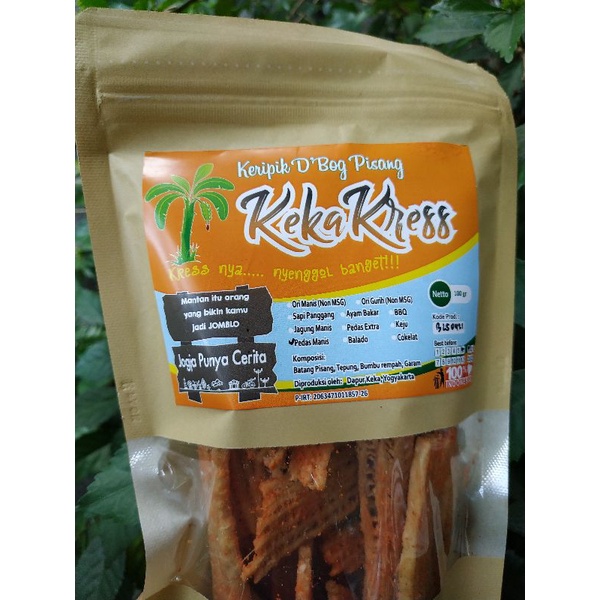 

Keripik Debog pisang 65gr rasa pedas manis