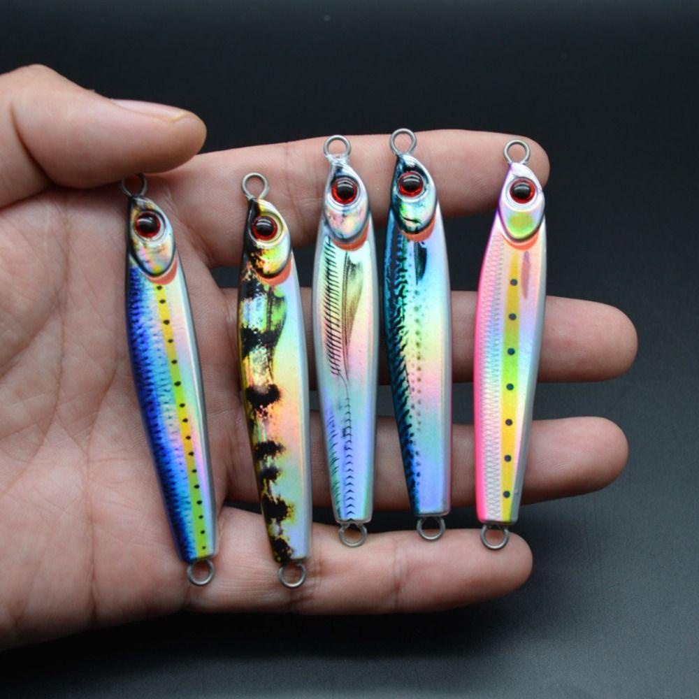 Preva Metal Fishing Lure Tenggelam 30g 40g Ikan Kecil Spinning Baits Spanyol