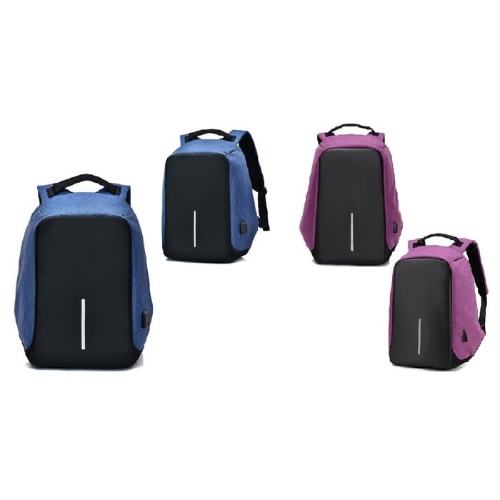 TAS RANSEL USB PORT CHARGER ANTI MALING ANTI AIR BACK PACK