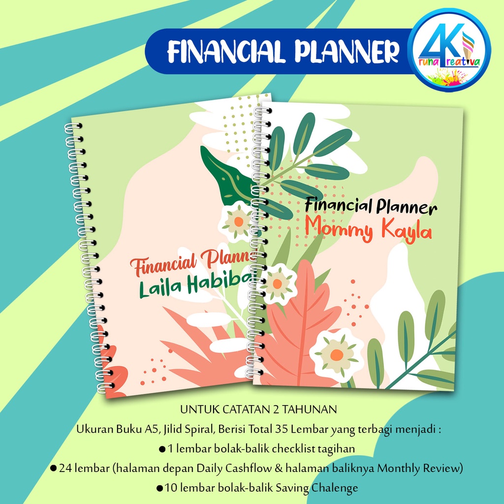 

Arunakreativa 023-024 Financial Planner Custom untuk 2 Tahunan