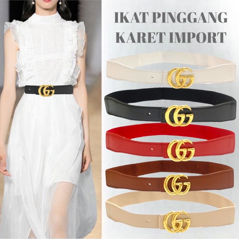 SMARTGIRL NEW IKAT PINGGANG KARET WANITA IMPORT / TALI PINGGANG CEWEK FASHION 560/570/600/610/620