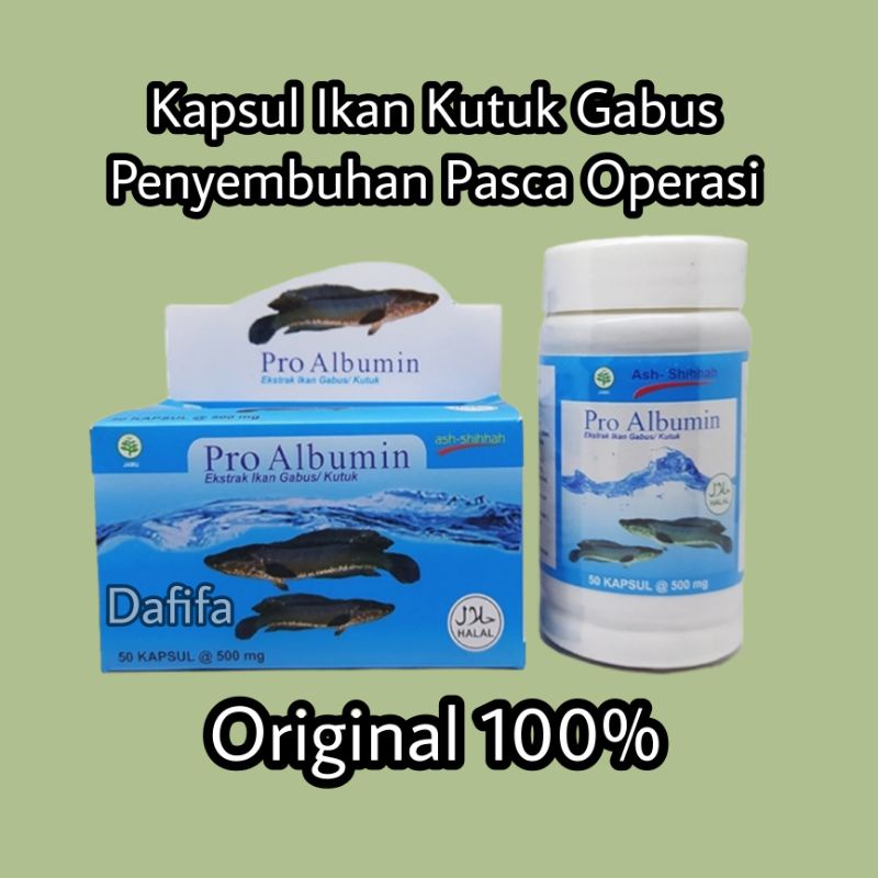Kapsul Ikan Gabus Kutuk Penyembuhan Pasca Operasi