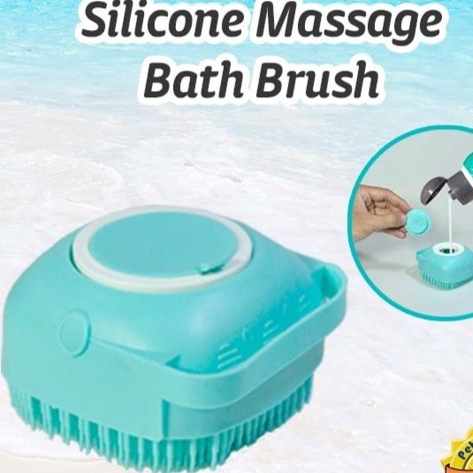 Sikat Mandi Karet Hewan Anjing Kucing - Silicone Massage Brush Bath