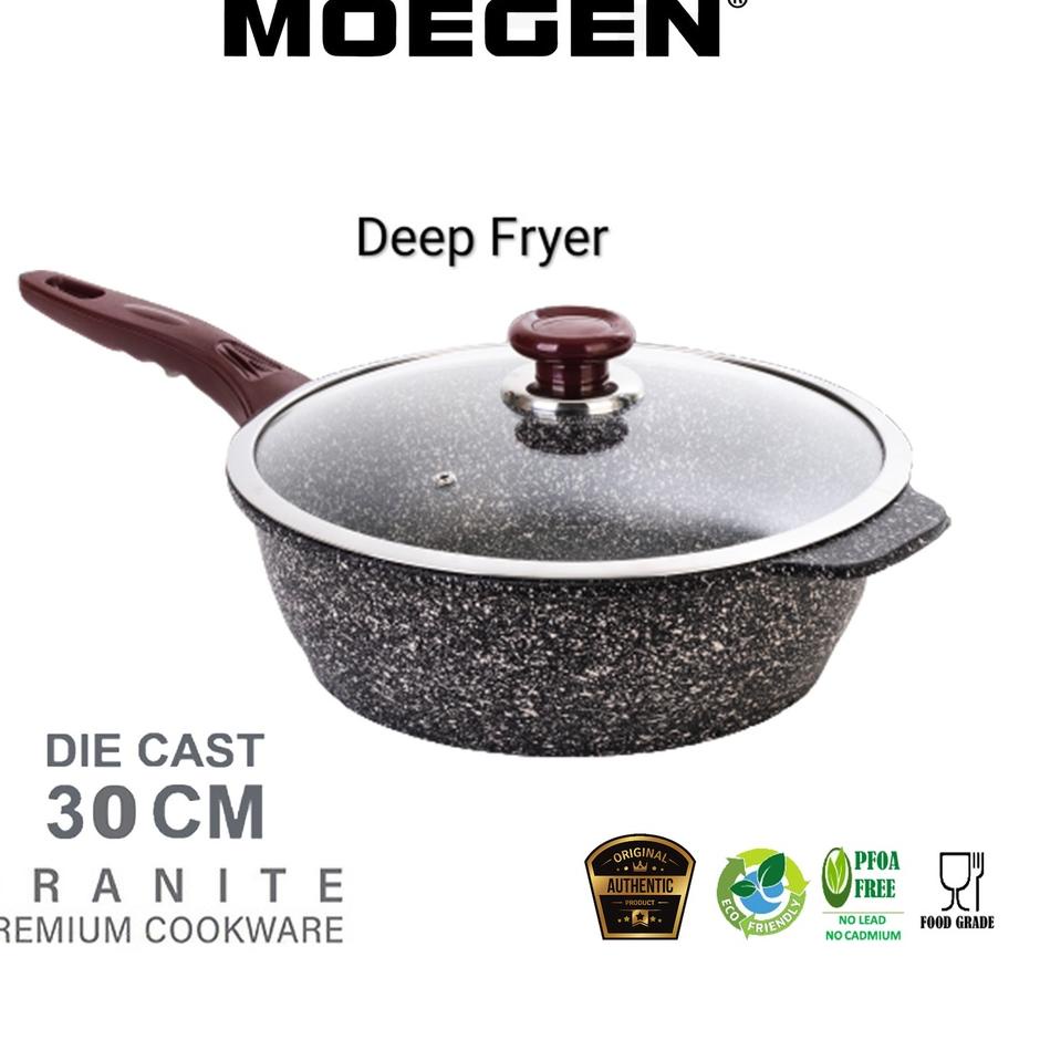 Harga Spesial MOEGEN Germany panci wajan moegen wok pan 30 dan 32cm marble granite series original