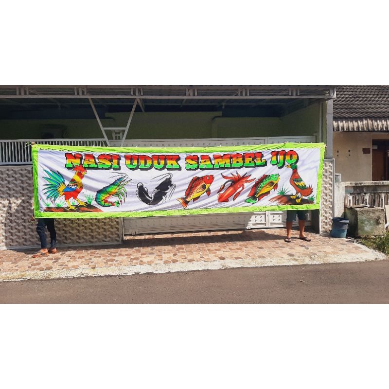 spanduk pecel lele spanduk sari laut spanduk bakso spanduk kain lukis spanduk makanan spanduk warung