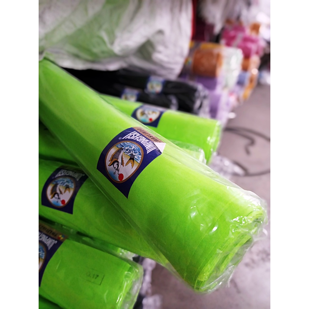 KAIN JUMPING FISH (HIJAU STABILO) 005